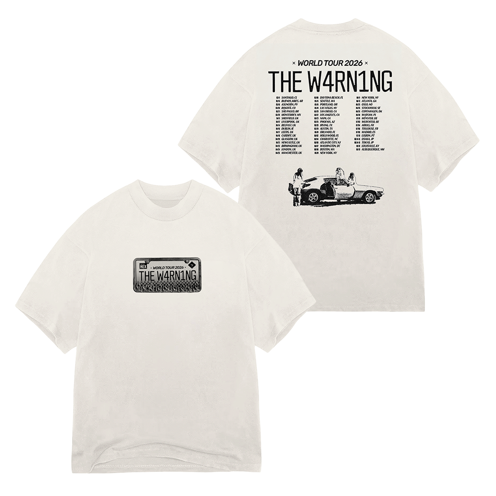 TW World Tour 2026 T-Shirt - The Warning Store UK