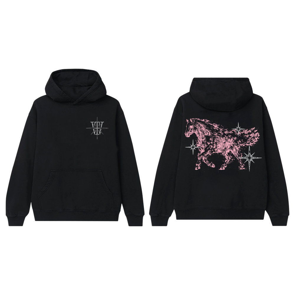 The Warning - TW Horse Hoodie (Black)
