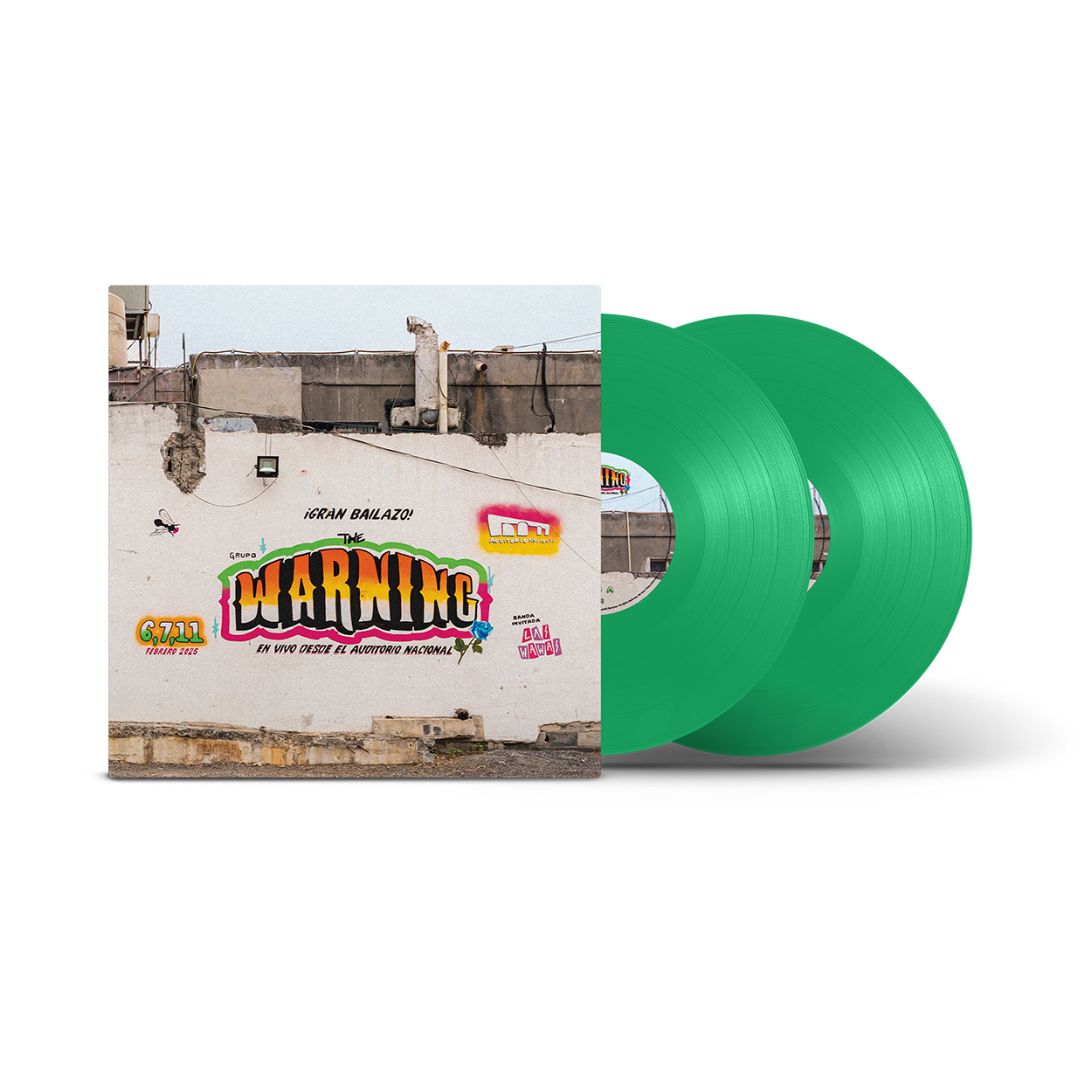 The Warning - The Warning Live From Auditorio Nacional, CDMX 2LP (Gran Bailazo Ver.) (Spring Green Vinyl)